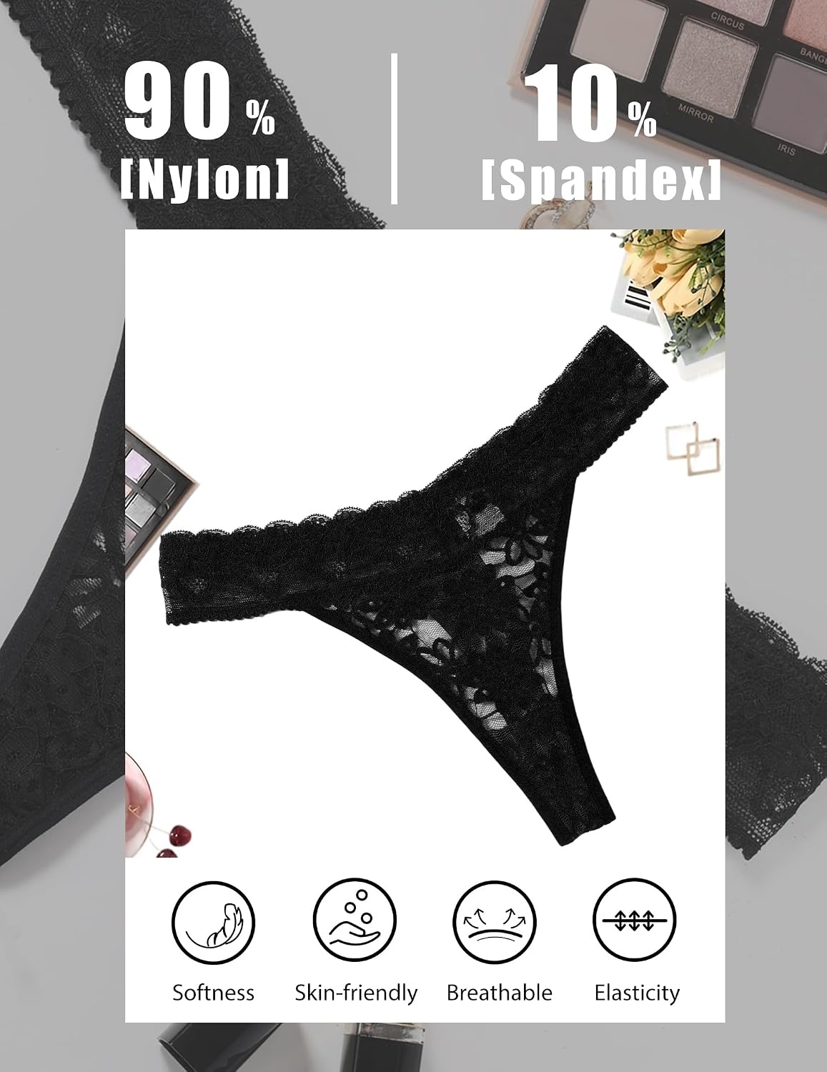 image:imageAvidlove Thongs for Women Lace Sexy Panties Low Waist Brazilian Underwear Sexy lace lingerie pantiesTback thongslow rise bikini underwearbreathable for dating or daliy wearBlackcamelwine Rednavy