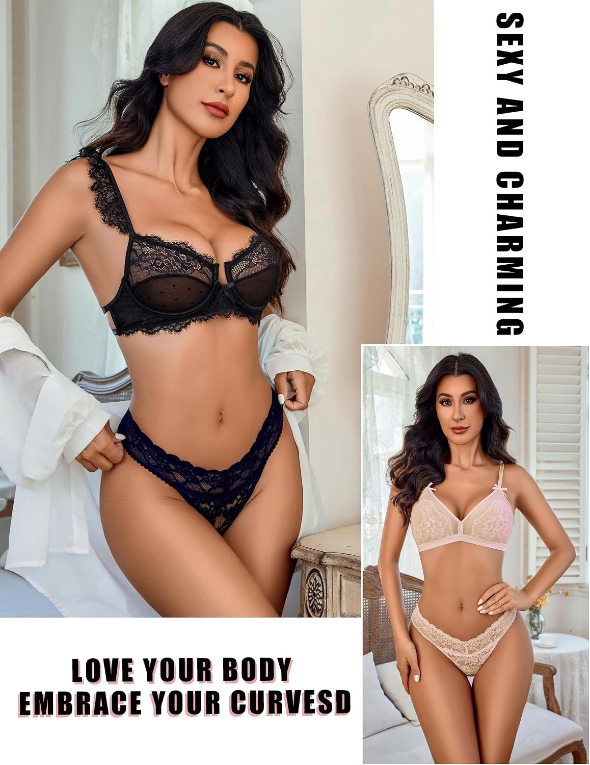image:imageAvidlove Thongs for Women Lace Sexy Panties Low Waist Brazilian Underwear Sexy lace lingerie pantiesTback thongslow rise bikini underwearbreathable for dating or daliy wearBlackcamelwine Rednavy