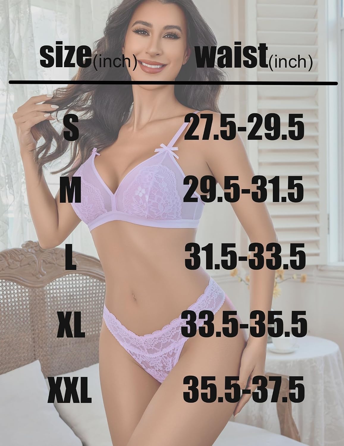 image:imageAvidlove Thongs for Women Lace Sexy Panties Low Waist Brazilian Underwear Sexy lace lingerie pantiesTback thongslow rise bikini underwearbreathable for dating or daliy wearLilac