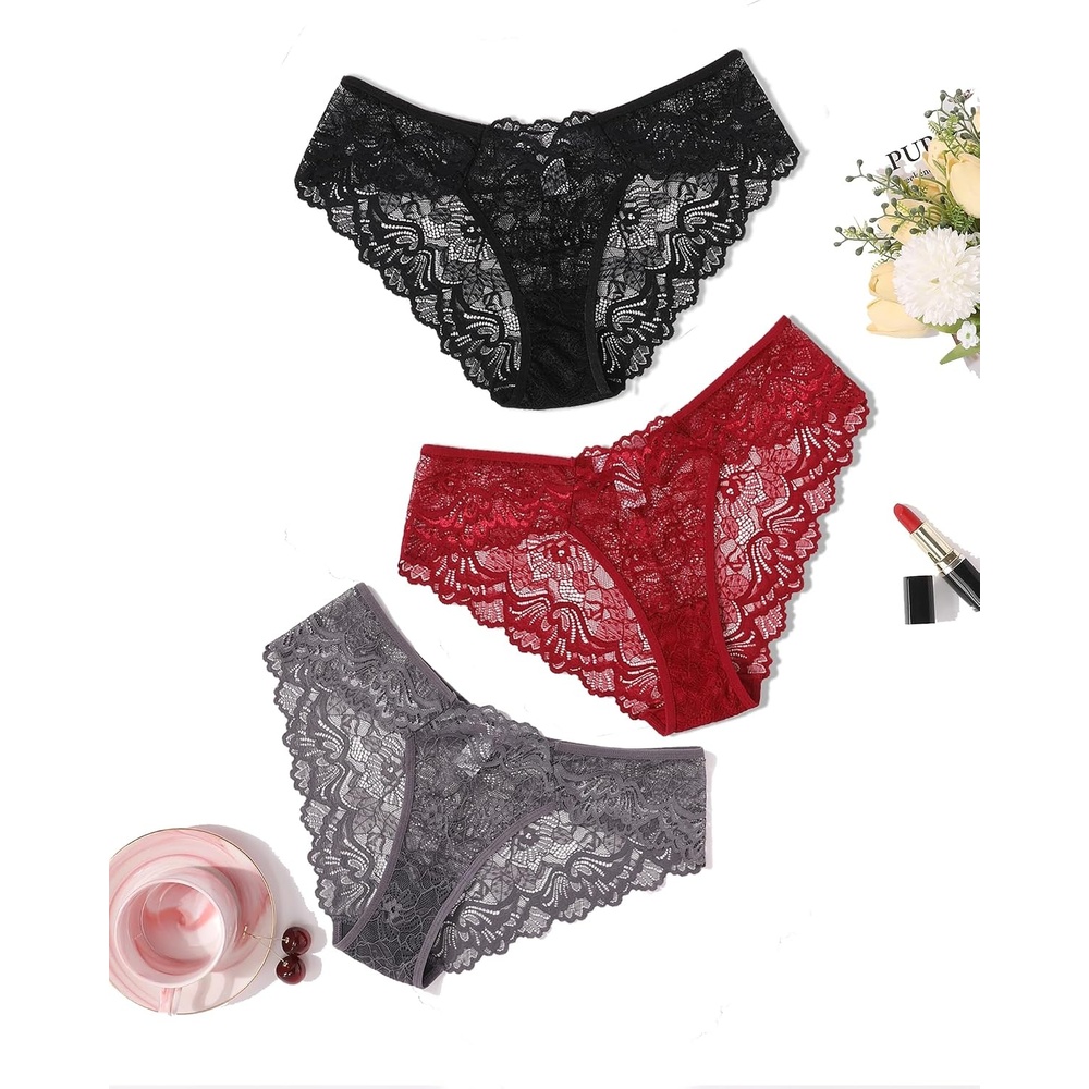 image:imageAvidlove Lace Underwear for Women Sexy Hipster Panties Breathable Bikin Panty 36 Packs3 Packs2