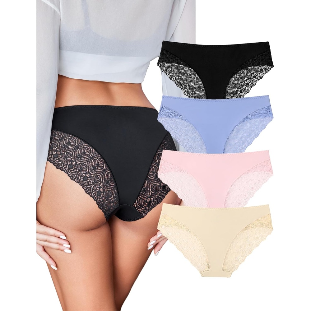 image:imageAvidlove Sexy Panties for Women Lace Cheeky Bikini Underwear Seamless HipsterMulticolor94pack