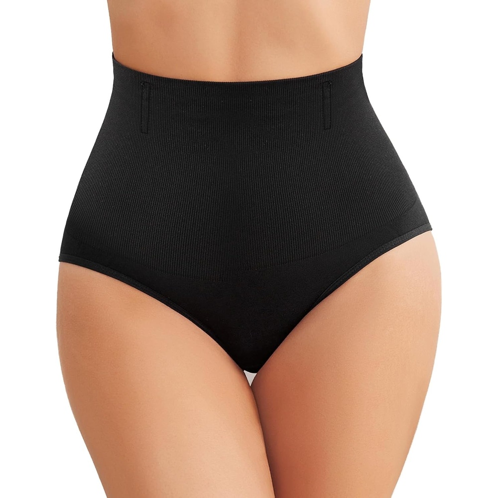 image:imageAvidlove Tummy Control Thong Shapewear for Women High Waist Shaping Underwear Seamless Body Shaper PantiesBlack