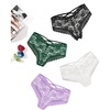 Black white lilac dark Green