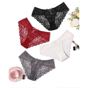 Avidlove Lace Underwear for Women Sexy Hipster Panties Breathable Bikin Panty 3-6 Packs(4 Packs-1)