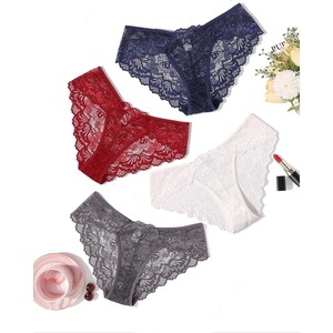 Avidlove Lace Underwear for Women Sexy Hipster Panties Breathable Bikin Panty 3-6 Packs(4 Packs-3)