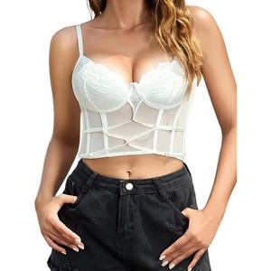 Avidlove Lingerie Set for Women Sexy Lace Bra and Panty Set 2 Piece Lace Babydoll(White)