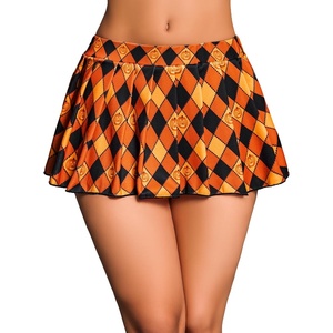 Avidlove Pleated Skirts for Women Y2k Mini Skirt Casual Short Skirts Micro Skirt XS-4XL(Halloween Costumes 1)