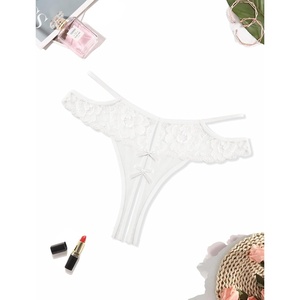 Avidlove Sexy Panties for Women Lace Cheeky Underwear Mesh Hollow Out Briefs Thongs G-String S-XXL(White)