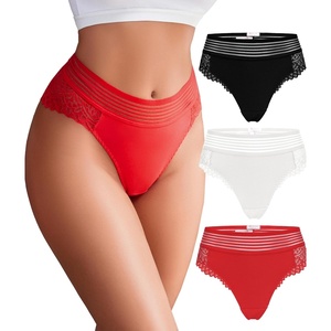 Avidlove Sexy Panties for Women Lace Underwear Cheeky Hipster Panties Stretch Briefs Multipack(Black/White/Red)