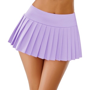 Avidlove Skirts for Women Y2k Mini Skirt Casual Pleated Short Skirts Pleated Cheer Skirt(Lilac)