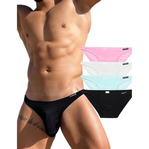 Avidlove Underwear Men’s 4 Pack Classic Low Rise Stretchy Hip Briefs Bikini(Black/White/Pink/Light Green-5)