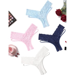 Avidlove Women Lace Panties Sexy Underwear Briefs Thongs V-Shape Waistband Tanga Sexy Cheeky Panties(Nb+w+clb+mir)