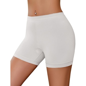 Avidlove Women’s Slip Shorts for Under Dresses Seamless Under Shorts Smooth Shaping Boyshorts Panties Anti Chafing Underwear(White)