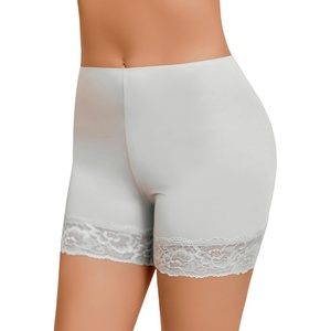 Avidlove Women’s Under Shorts for Dresses Seamless Anti Chafe Underwear Smooth Boyshorts Lace Slip Shorts for Women(Light Gray)