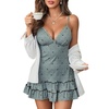 Gray Little Bow Print