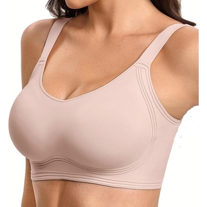 Avidlove Jelly Bras for Women No Underwire Wireless Push Up Bra Comfortable Full Coverage Seamless Womens Bralettes(Pink)