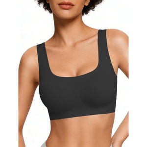 Avidlove Women’s Comfy Pullover Wireless Bra Seamless Bralettes No Underwire T Shirt Wirefree Wide Straps Sleep Everyday Bras(Black)
