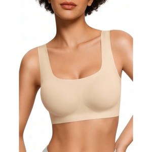 Avidlove Women’s Comfy Pullover Wireless Bra Seamless Bralettes No Underwire T Shirt Wirefree Wide Straps Sleep Everyday Bras(Nude)
