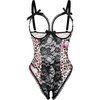 Pink White Black Leopard