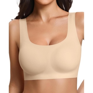 Avidlove Women’s Comfy Pullover Wireless Bra Seamless Bralettes No Underwire T Shirt Wirefree Wide Straps Sleep Everyday Bras Oatmeal Medium