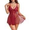 Wine Red Polka Dots