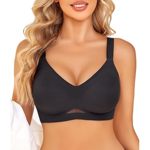 Avidlove Wireless Bras for Women Bras No Underwire Seamless Push Up Bralette Full Coverage Comfort Bra Everyday Bra(Charcoal)