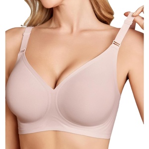 Avidlove Wireless Bras for Women Push Up No Underwire Bra Full Coverage Seamless Bralettes Support Comfortable Everyday Bra(Pink)
