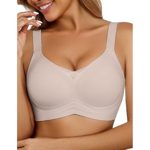 Avidlove Womens Wireless Bras Full Coverage Seamless Bra Comfortable Bralette Everyday Bras(Violet)