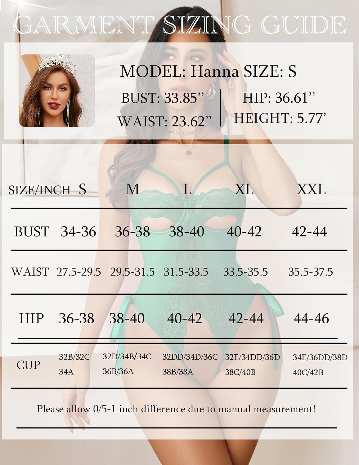 image:imageAvidlove Sexy Lingerie for Women One Piece Lingerie Cutout Teddy Underwire Bodysuits Mini Lace Leather Body Suit LaceUp BackGreen