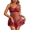 Wine Red Polka Dots