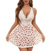 White Strawberry Print