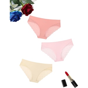 Avidlove Sexy Panties for Women Lace Cheeky Bikini Underwear Seamless Hipster(Multicolor3-3pack)
