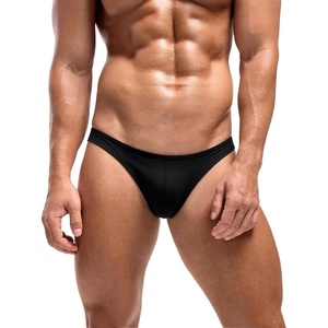 Men’s Thong G-String Underwear Soft Stretch Brief Bulge Pouch Underwear | Men’s Thong Underwear Sexy Low Rise Brief, Stretchy lightweight Panties For All-day Comfort(Black)